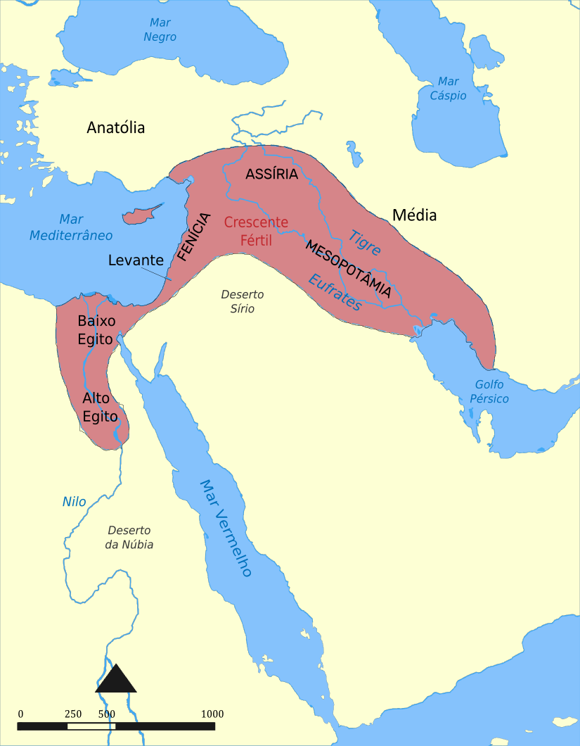 Mapa do Crescente Fértil